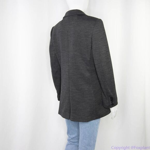 Ann Taylor wool blend blazer jacket, color grey, size 6 - Picture 15 of 16